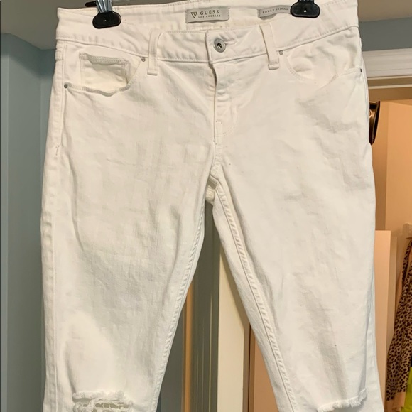 Guess Power Skinny size 28 WHITE Jeans - Picture 1 of 4